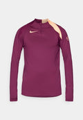 Nike Performance STRIKE T90 - Long sleeved top - bordeaux/orange pulse