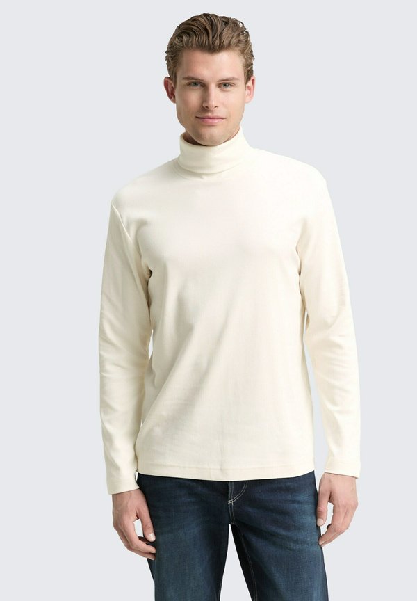 TOM TAILOR TOM TAILOR - Long sleeved top - gardenia white