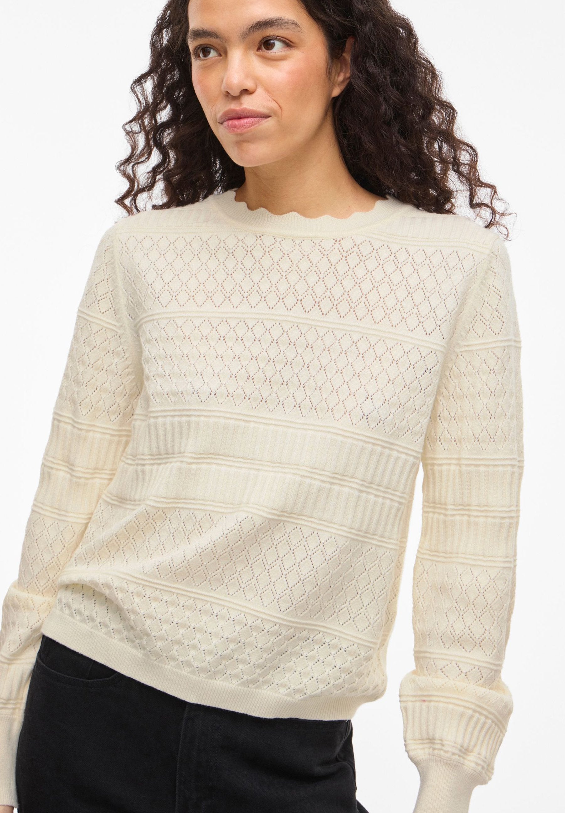 VILA Knitted VIMILOS Pointelle
