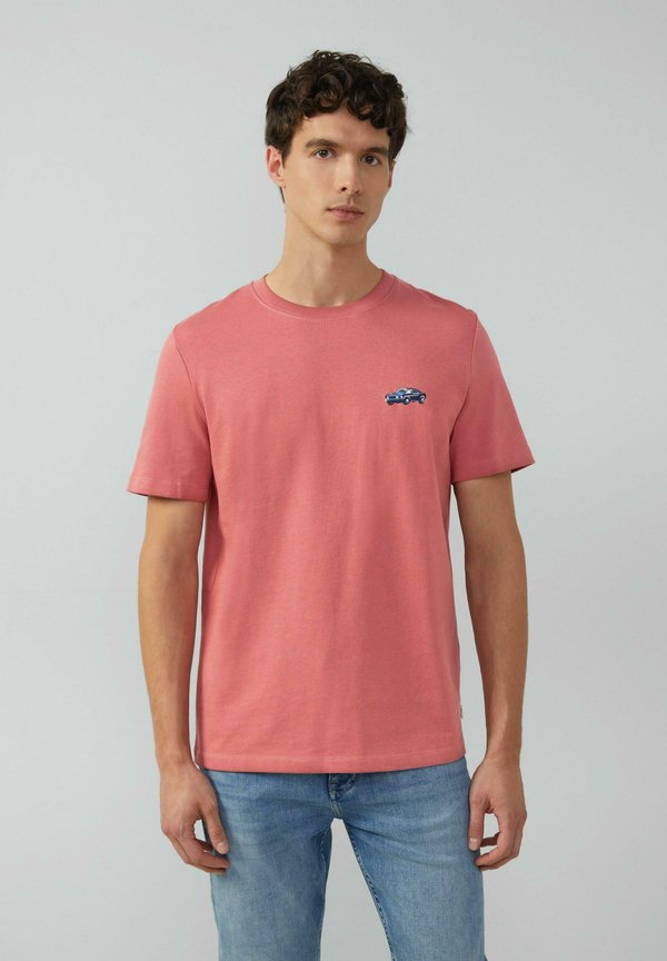 s.Oliver Print T-shirt - himbeere