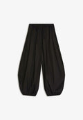 Bershka Trousers - black