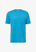 s.Oliver FLAMM UND OFFENEN KANTEN - Basic T-shirt - türkis