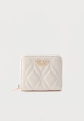 Guess MAXINE SLG SMALL ZIP AROUND - Wallet - off-white