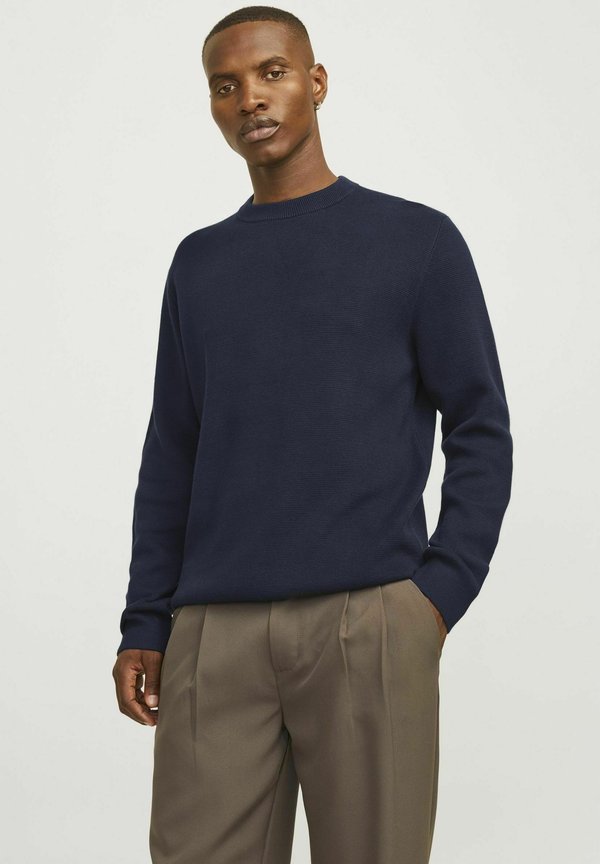Jack & Jones Knitted Plain Knitted - Jumper - night sky