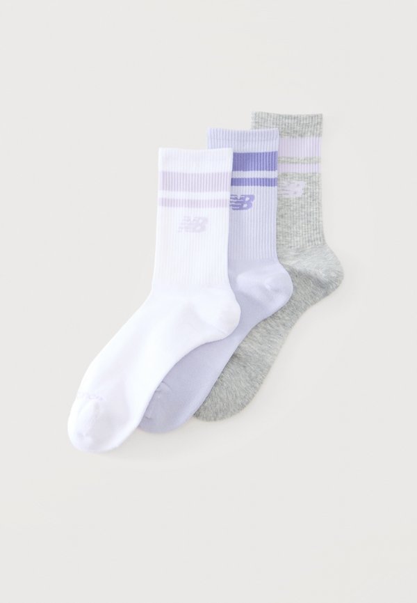 New Balance RUN REPREVE SEASONAL UNISEX 3 PACK - Socks - grey/white/lilac