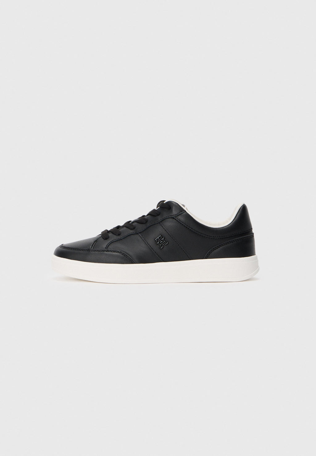 TH MONOGRAM LEATHER COURT TRAINERS Media 1