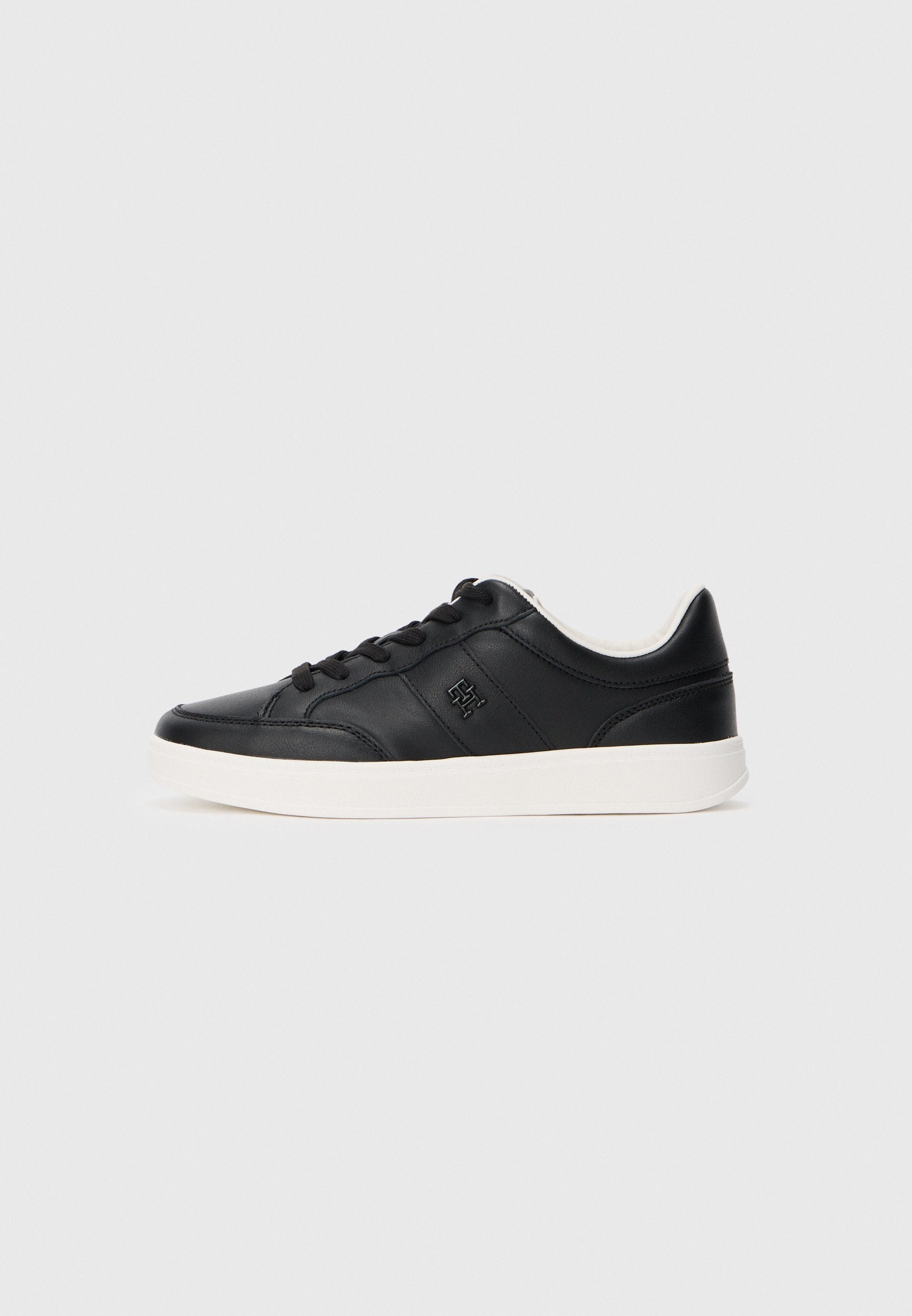 TH MONOGRAM LEATHER COURT TRAINERS Media 1