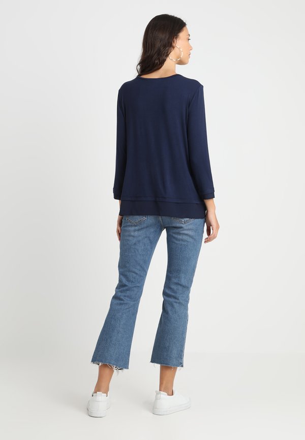 Slacks & Co. ROUND NECK WITH GEORGETTE