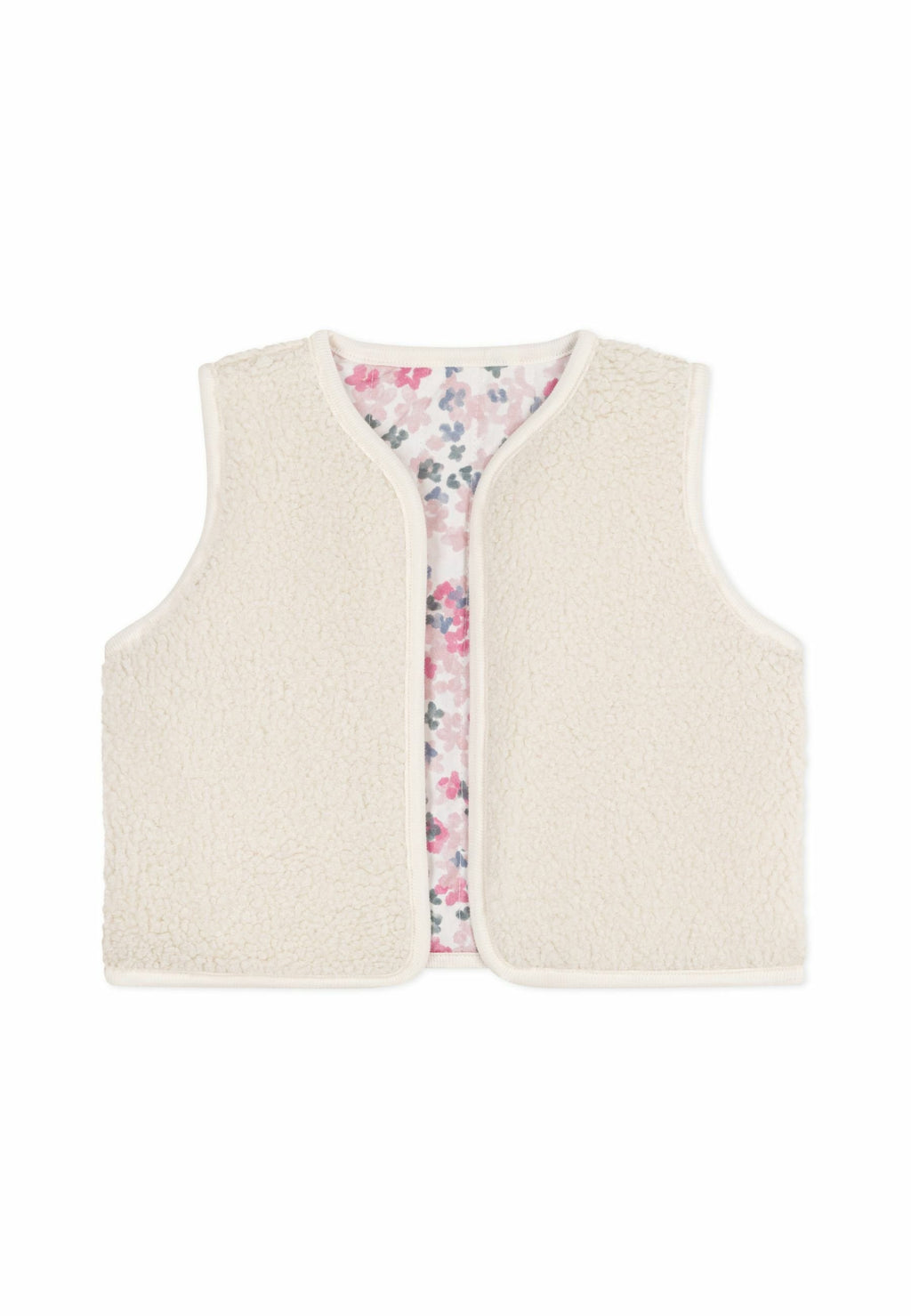 Petit Bateau BÉBÉ GILET FAUSSE FOURRURE