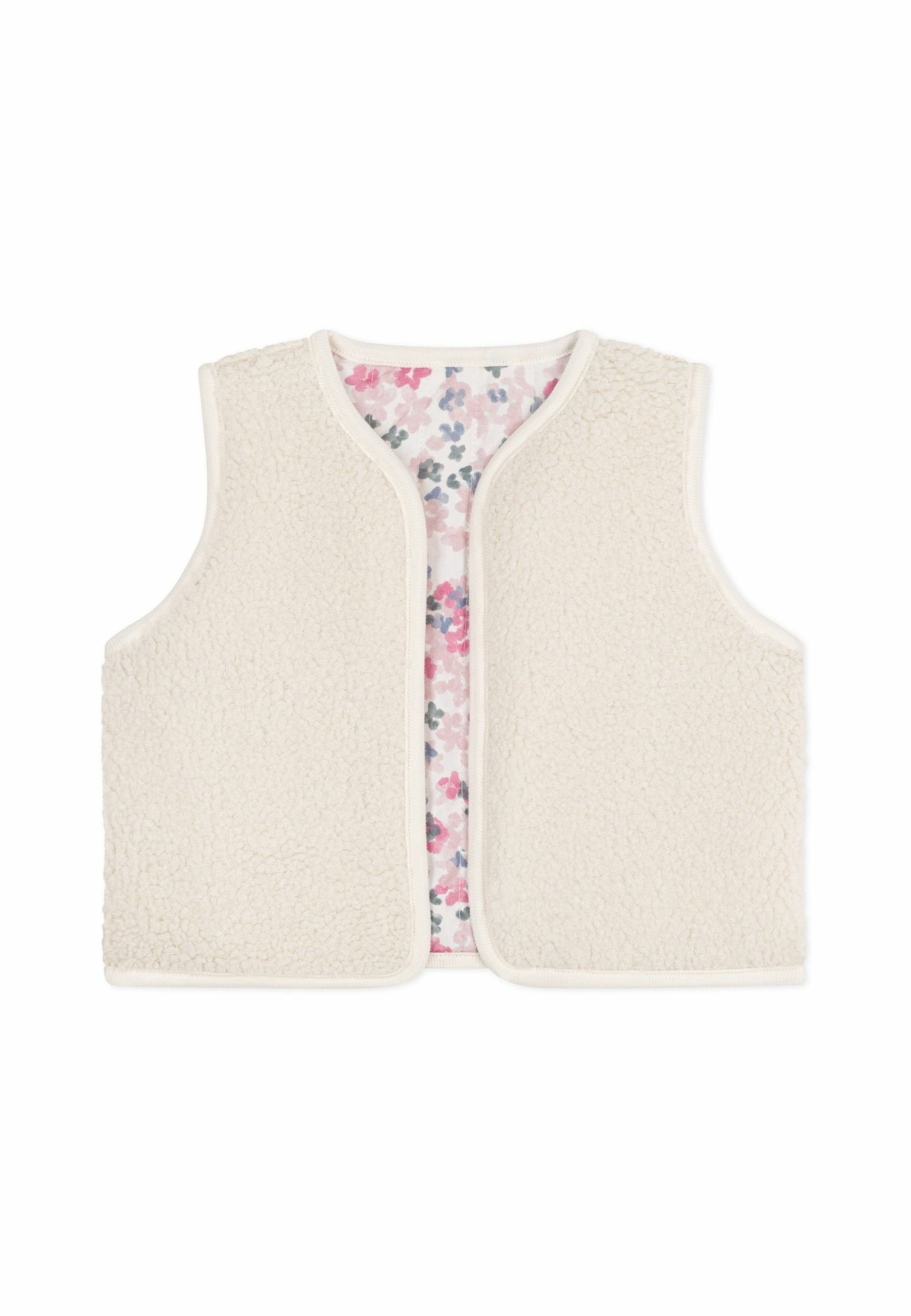 Petit Bateau BÉBÉ GILET FAUSSE FOURRURE