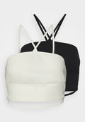 Missguided Petite HALTERNECK CROPPED 2 PACK