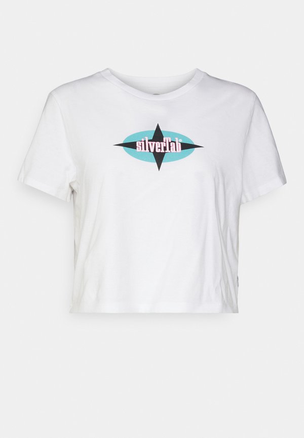Levi's® CROPPED JORDIE TEE - Print T-shirt - white