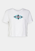 Levi's® CROPPED JORDIE TEE - Print T-shirt - white