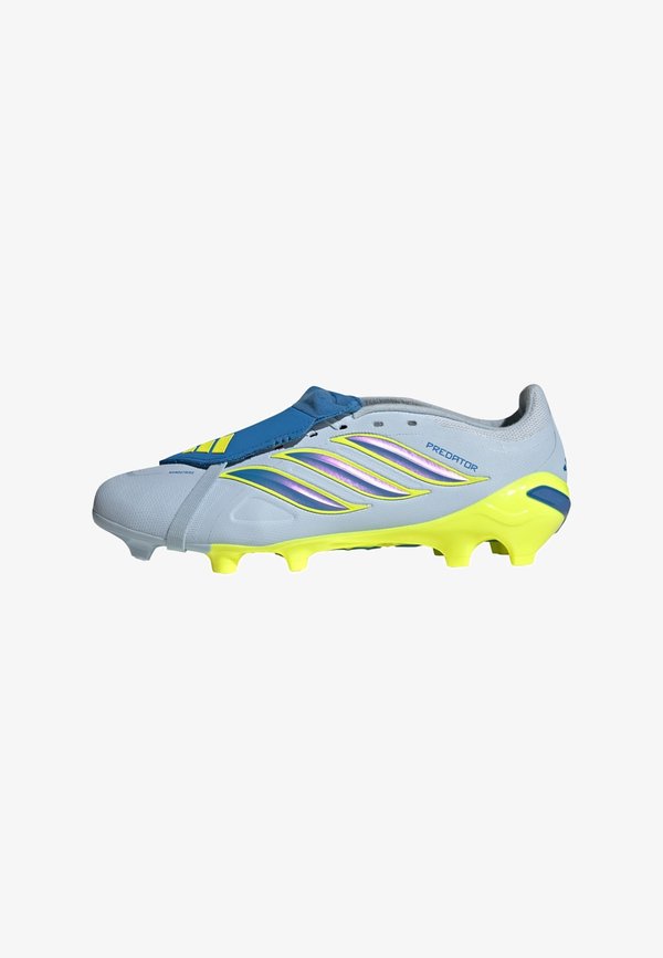 adidas Performance PREDATOR LEAGUE FOLD-OVER TONGUE - Firm-ground football boots - crystal sky/ray blue/team solar yellow