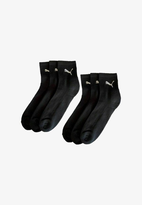 Puma SHORT 6 PACK - Socks - black