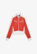 Puma T7 RETRO TRACK JACKET - Zip-up sweatshirt - red flash