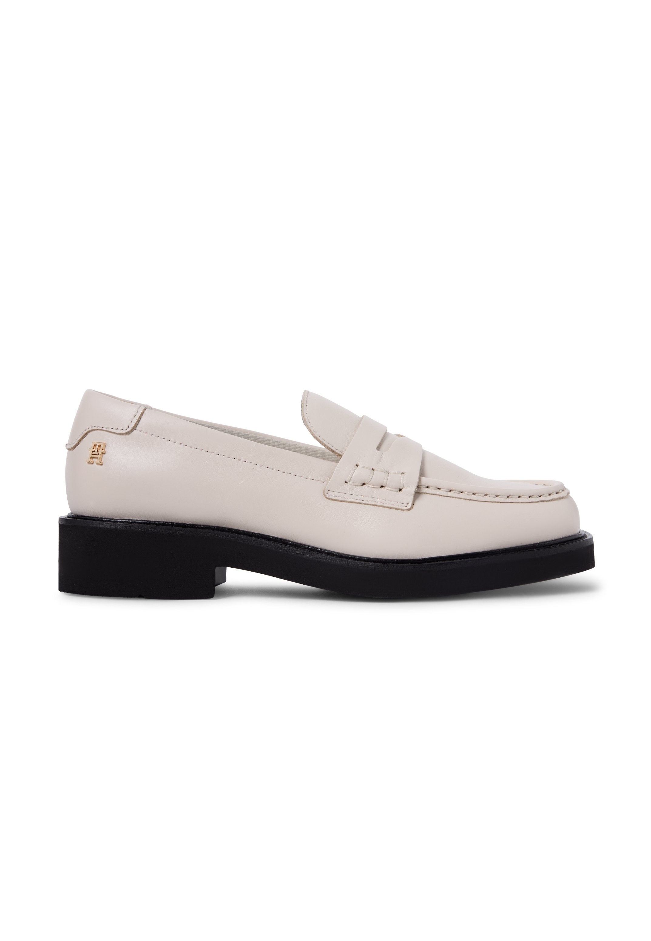 LEATHER CHUNKY PENNY LOAFERS Media 5