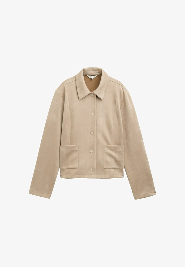 TOM TAILOR Summer jacket - soft taupe grey