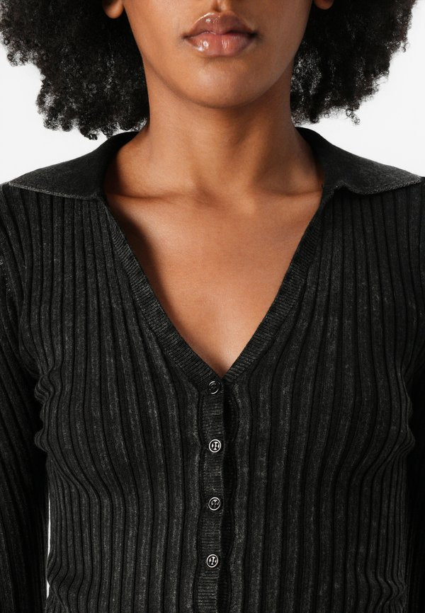 Guess Originals SHIRRED TIE CARDIGAN