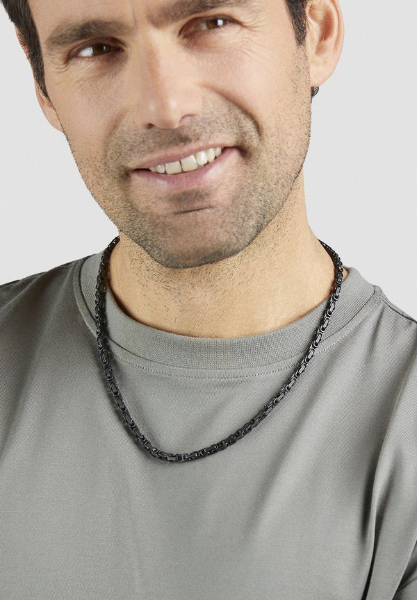 s.Oliver KING CHAIN - Necklace - schwarz