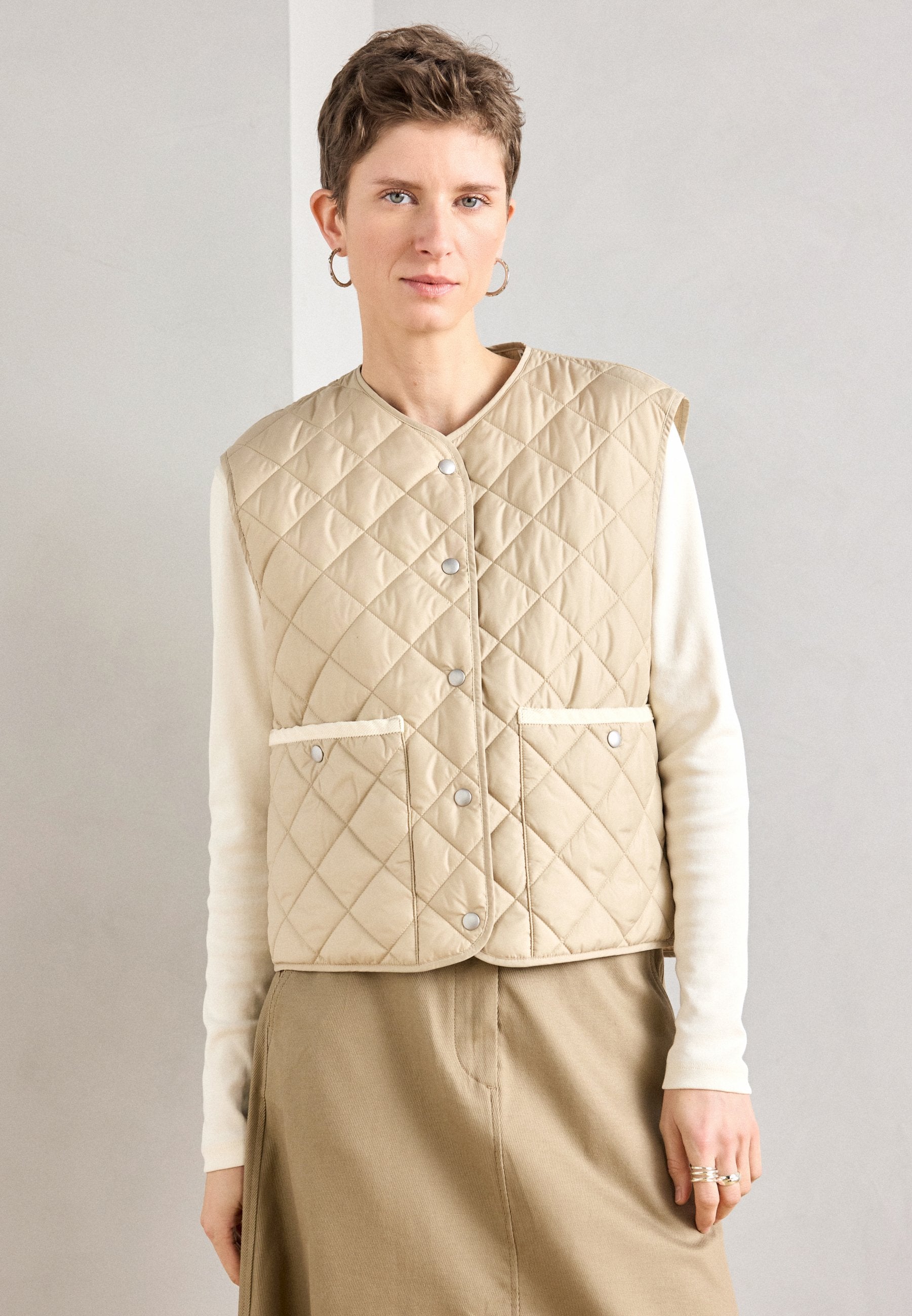 Marc O'Polo VEST QUILTED PATCHED POCKETS