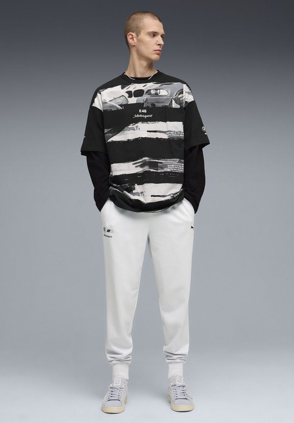 Puma BMW M MOTORSPORT ESSENTIALS  - Tracksuit bottoms - silver mist