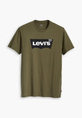 Levi's® HOUSEMARK GRAPHIC TEE - Print T-shirt - tech olive night