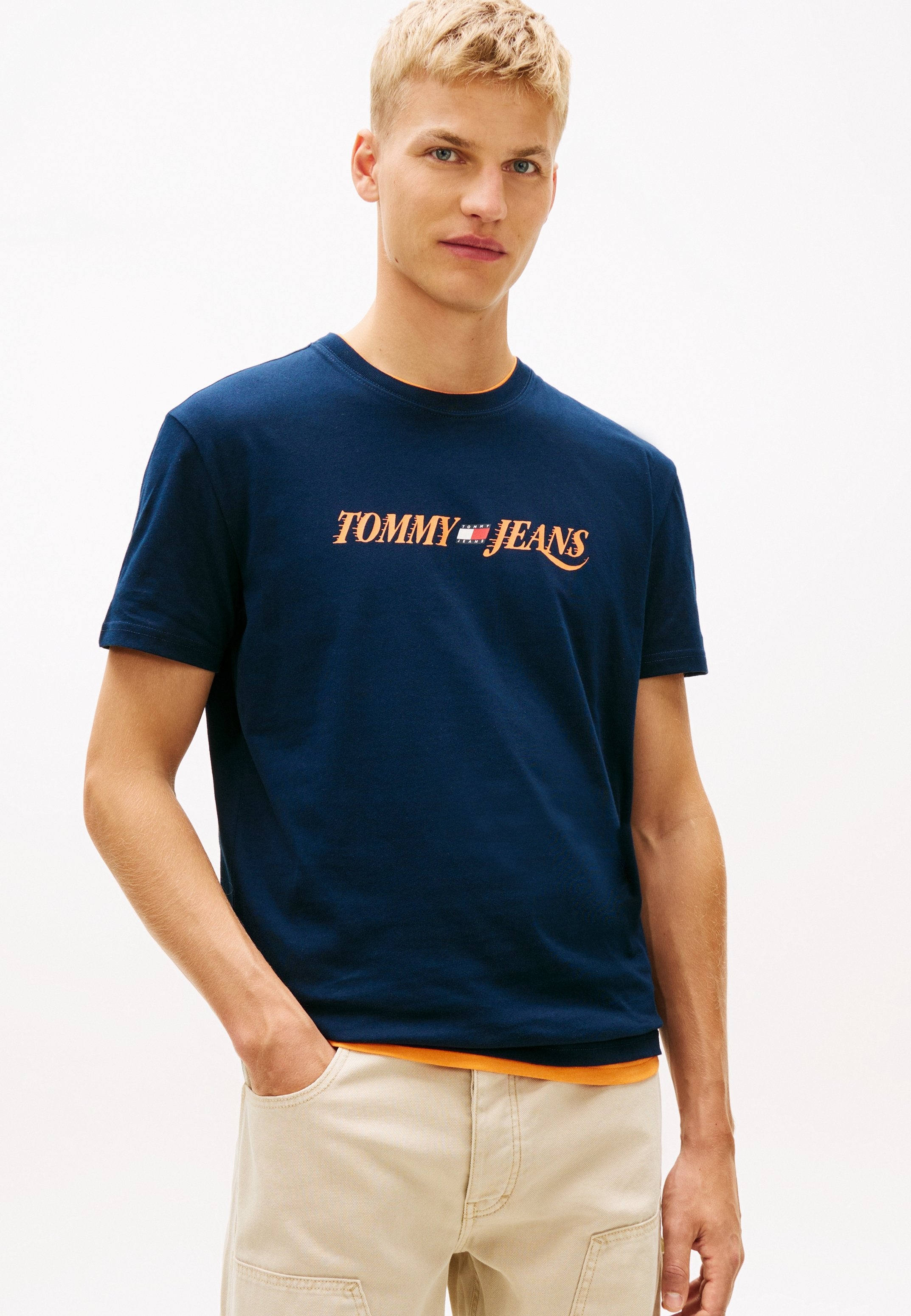 Tommy Jeans LOGO JERSEY CREW NECK T-SHIRT