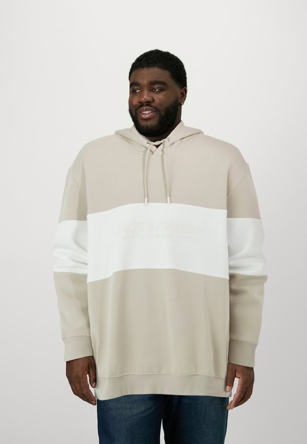 Jack & Jones Plus Size Logo - Hoodie - moonbeam