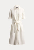 Lauren Ralph Lauren Petite TIE FRONT LINEN SHIRTDRESS