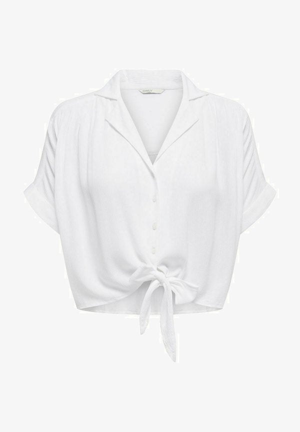ONLY ONLPAULA - Button-down blouse - white