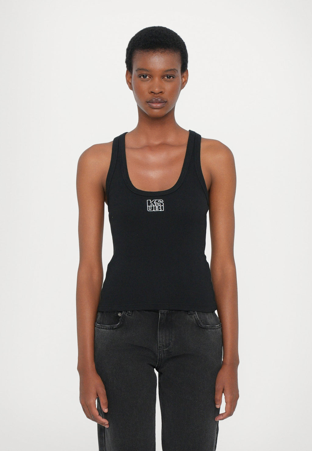 Ksubi STACKED ORIGIN TANK
