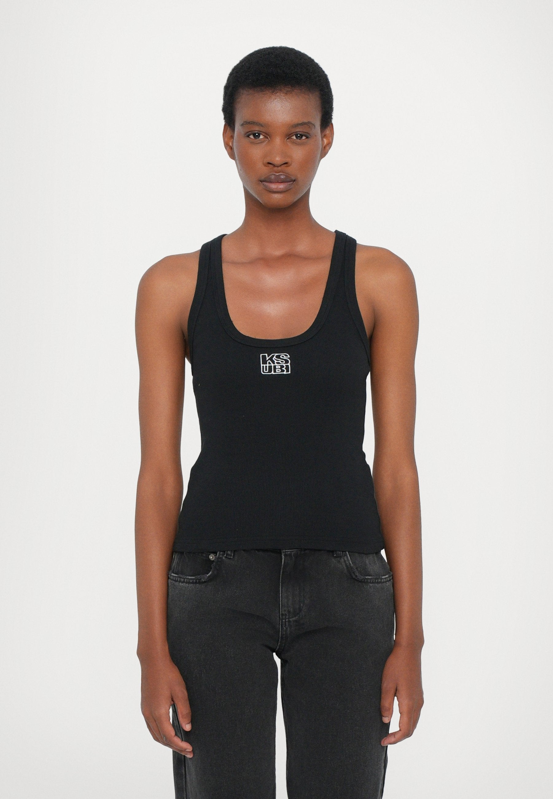 Ksubi STACKED ORIGIN TANK