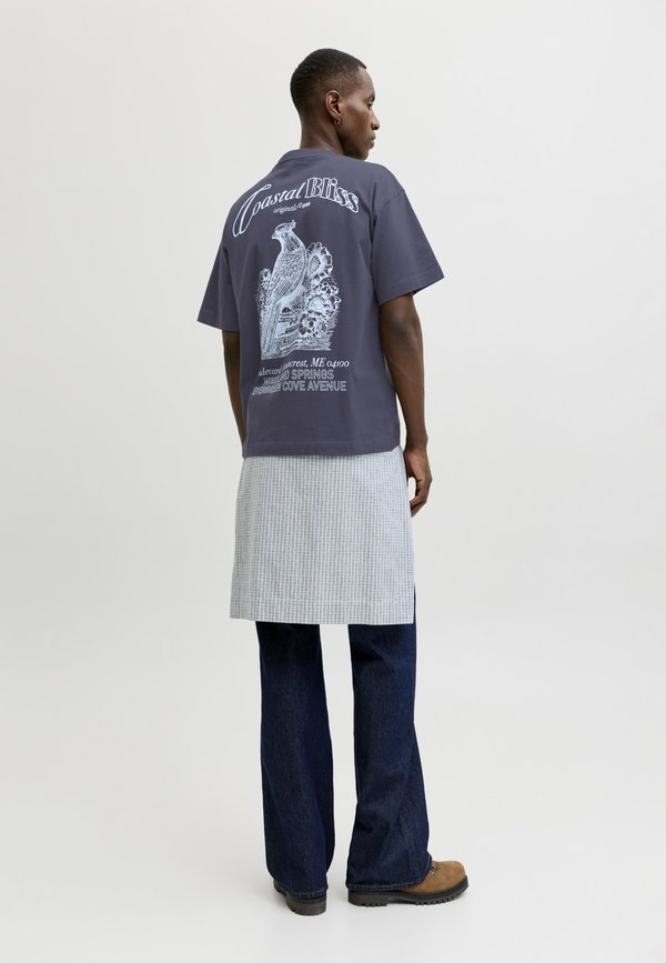 Jack & Jones T- - Print T-shirt - odyssey gray