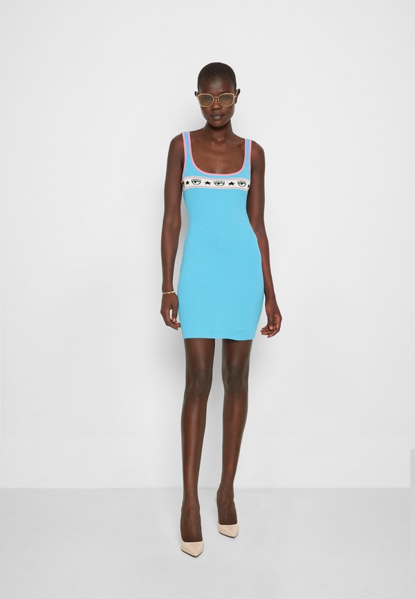CHIARA FERRAGNI LOGOMANIA DRESS