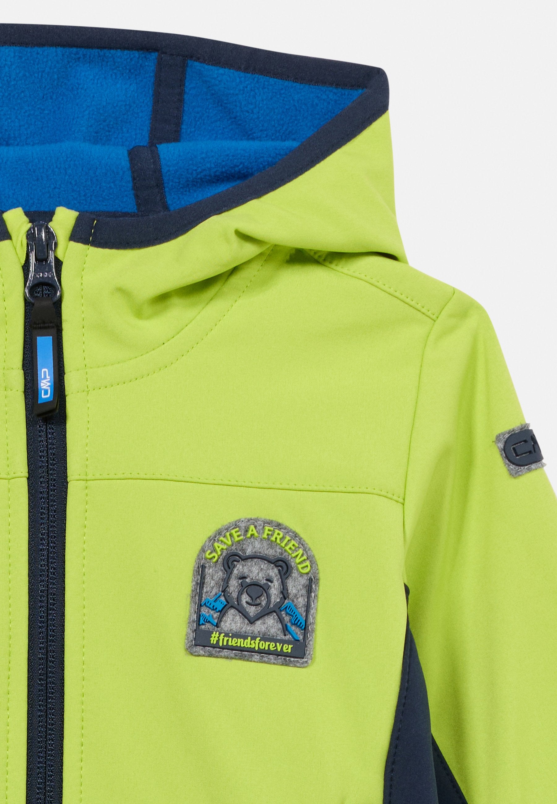 CMP KID JACKET FIX HOOD
