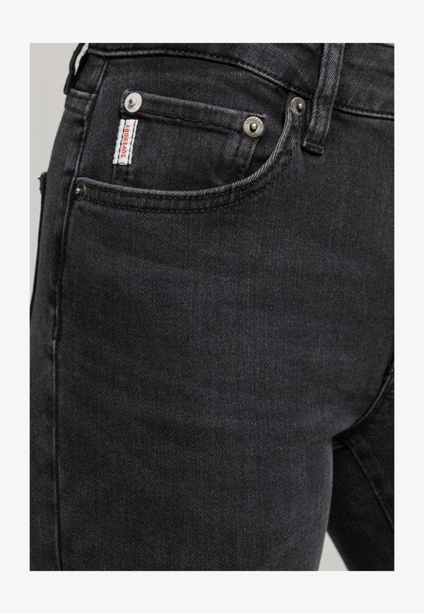 Superdry & Co VINTAGE MID RISE - Jeans Skinny Fit - walcott black stone