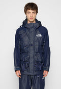Marineblaue Jacke mit strukturiertem Finish, mehreren Fronttaschen, verstellbaren Riemen und Kapuze. Mit dem "The North Face"-Logo auf der Brust.