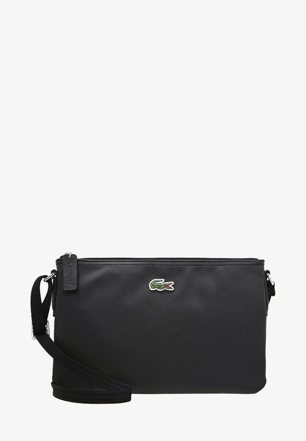 Lacoste FLAT CROSSOVER BAG - Cross body bag - black