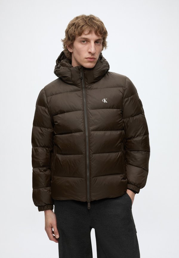 Calvin Klein Jeans Down jacket - brown cork