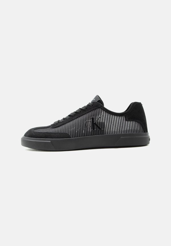 Calvin Klein PRO CUPSOLE STRIPED - Trainers - triple black
