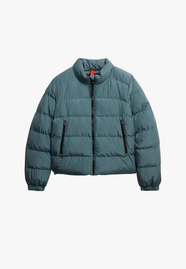 Superdry & Co NON HOODED SPORTS PUFFER  - Winter jacket - goblin blue