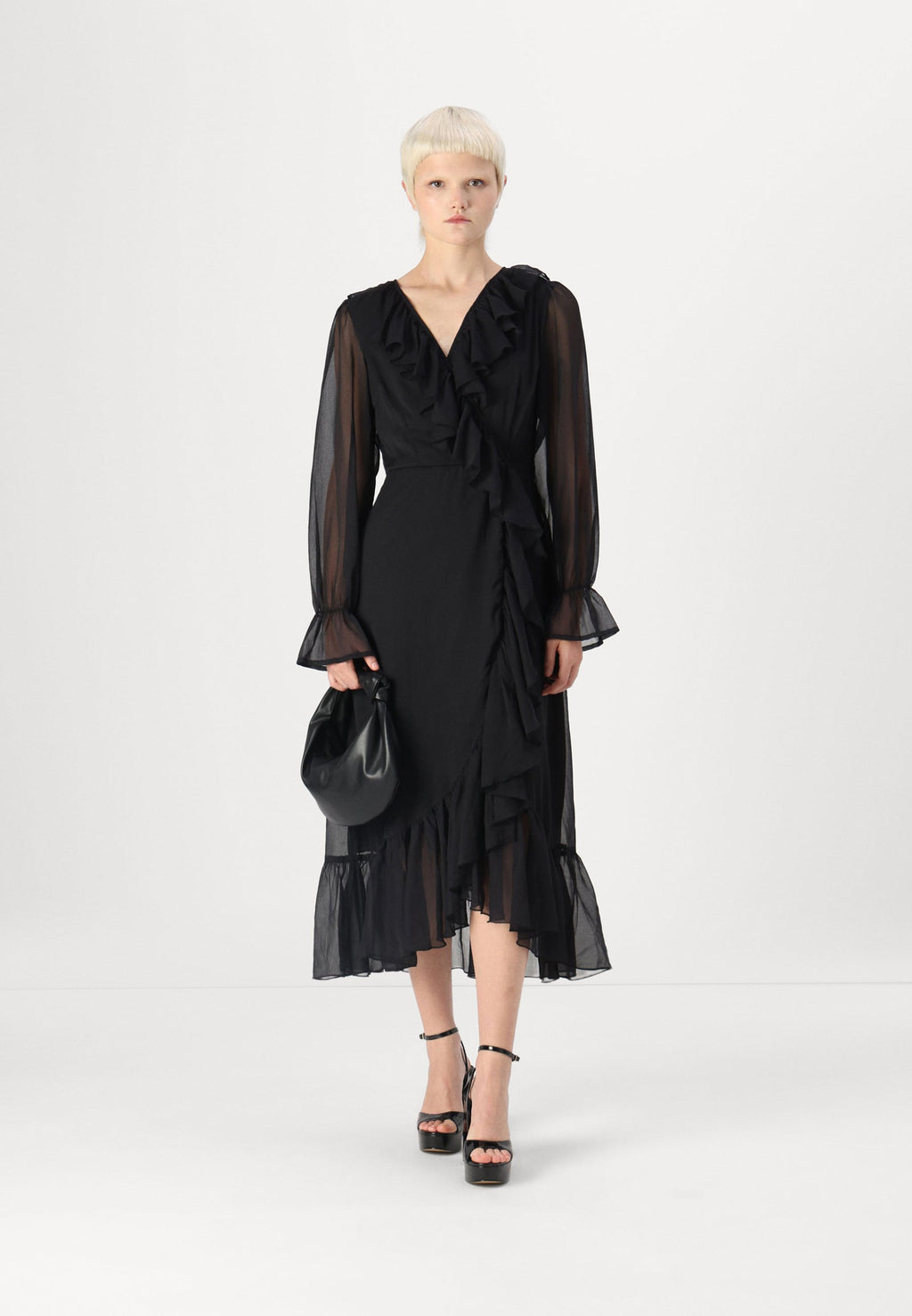 VILA VIODA MAXI FRILL DRESS