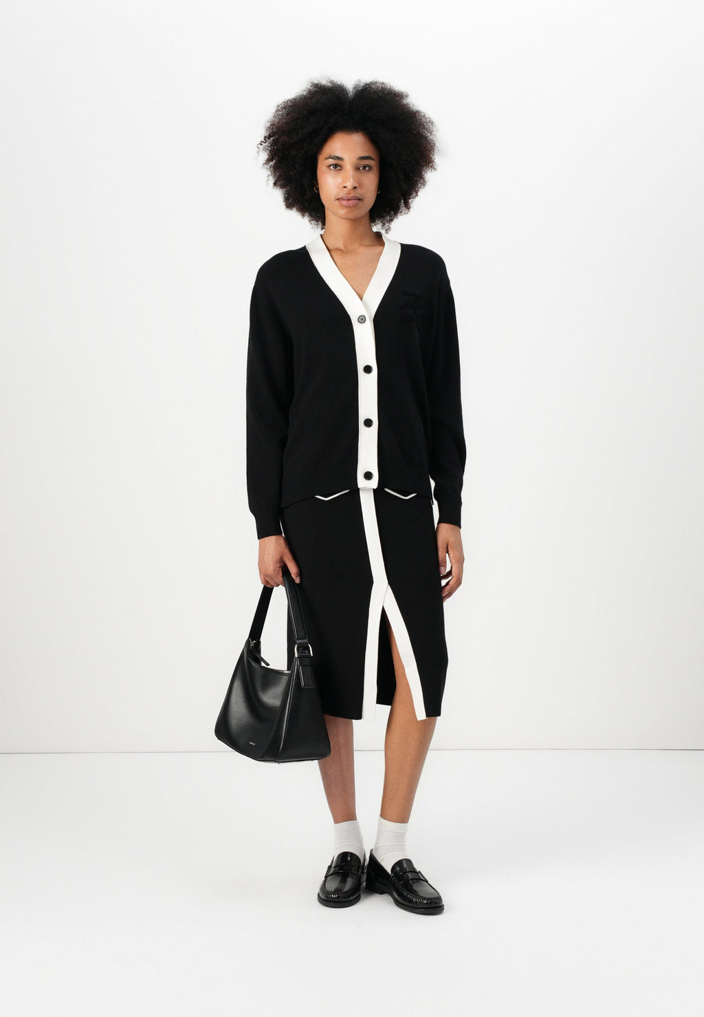 AUTOGRAPH CONTRAST CARDIGAN Media 2