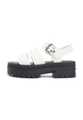Tommy Jeans BUCKLE LEATHER CLEAT PLATFORM SANDALS