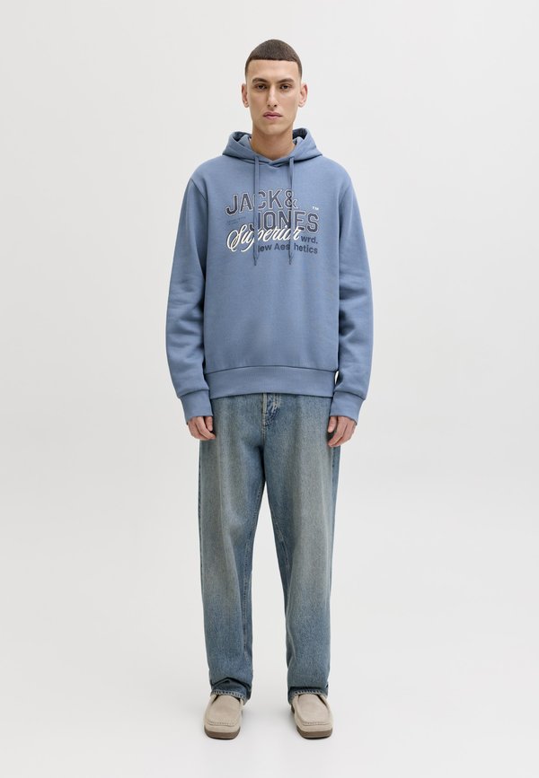 Jack & Jones LOGO HOOD 2 PACK - Hoodie - blue mirage/vetiver