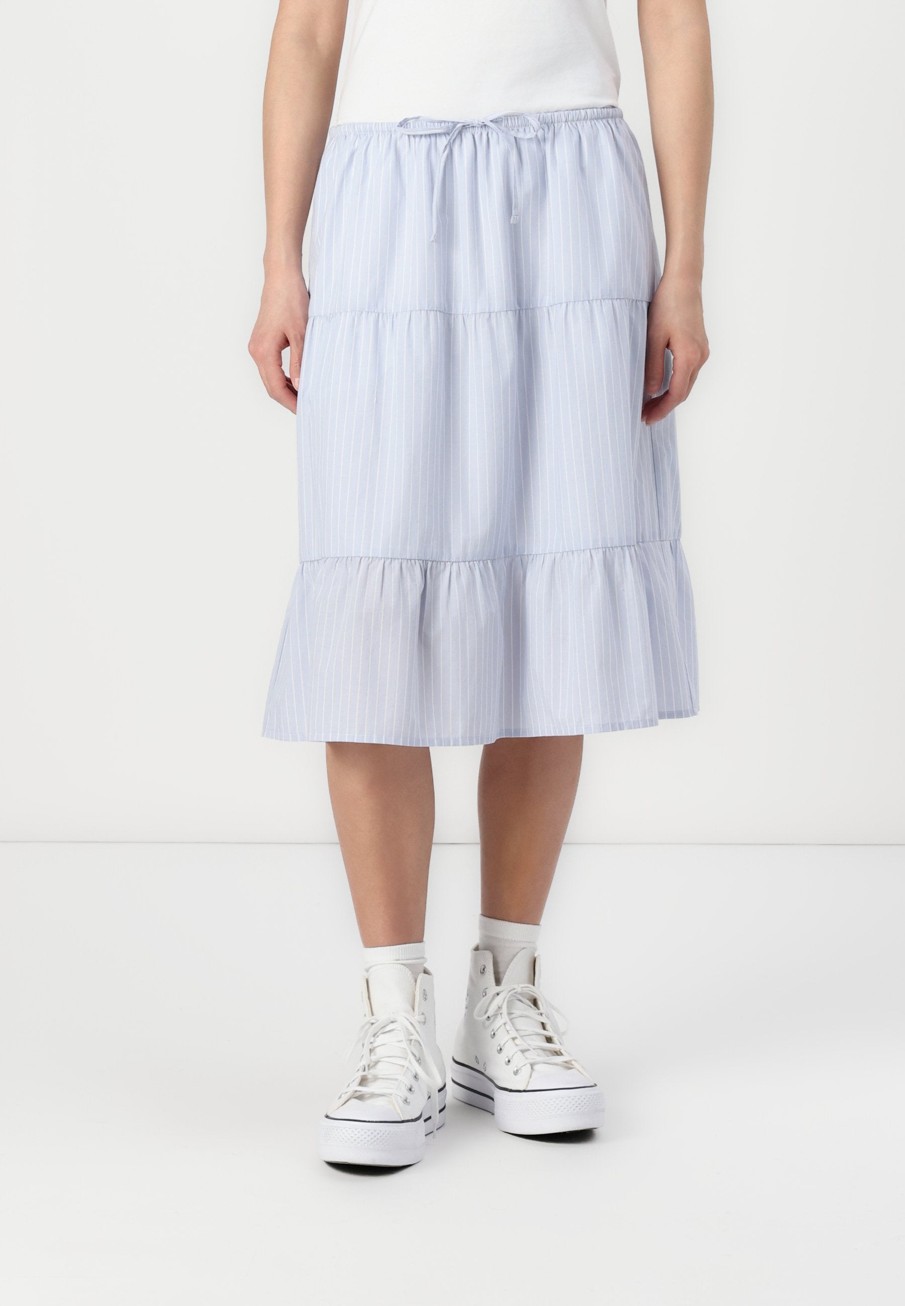 Hollister Co. Poplin Midi Skirt