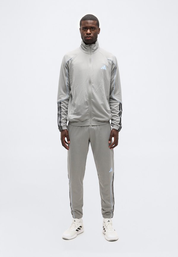 adidas Sportswear STADIUM 3 STRIPES TRACKSUIT - Tracksuit - solid grey/grey six