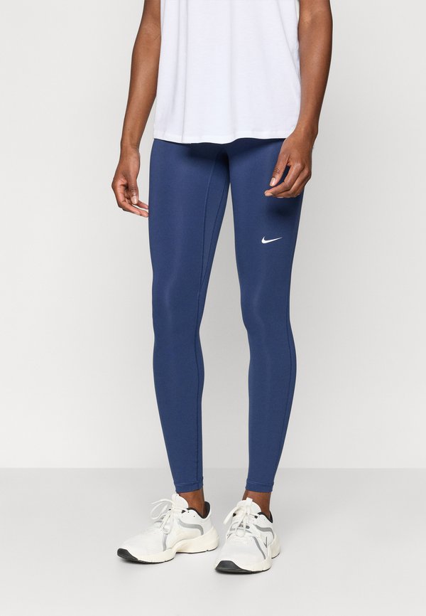 Nike Performance W NP DF 365 MR TIGHT USM - Leggings - midnight navy/white