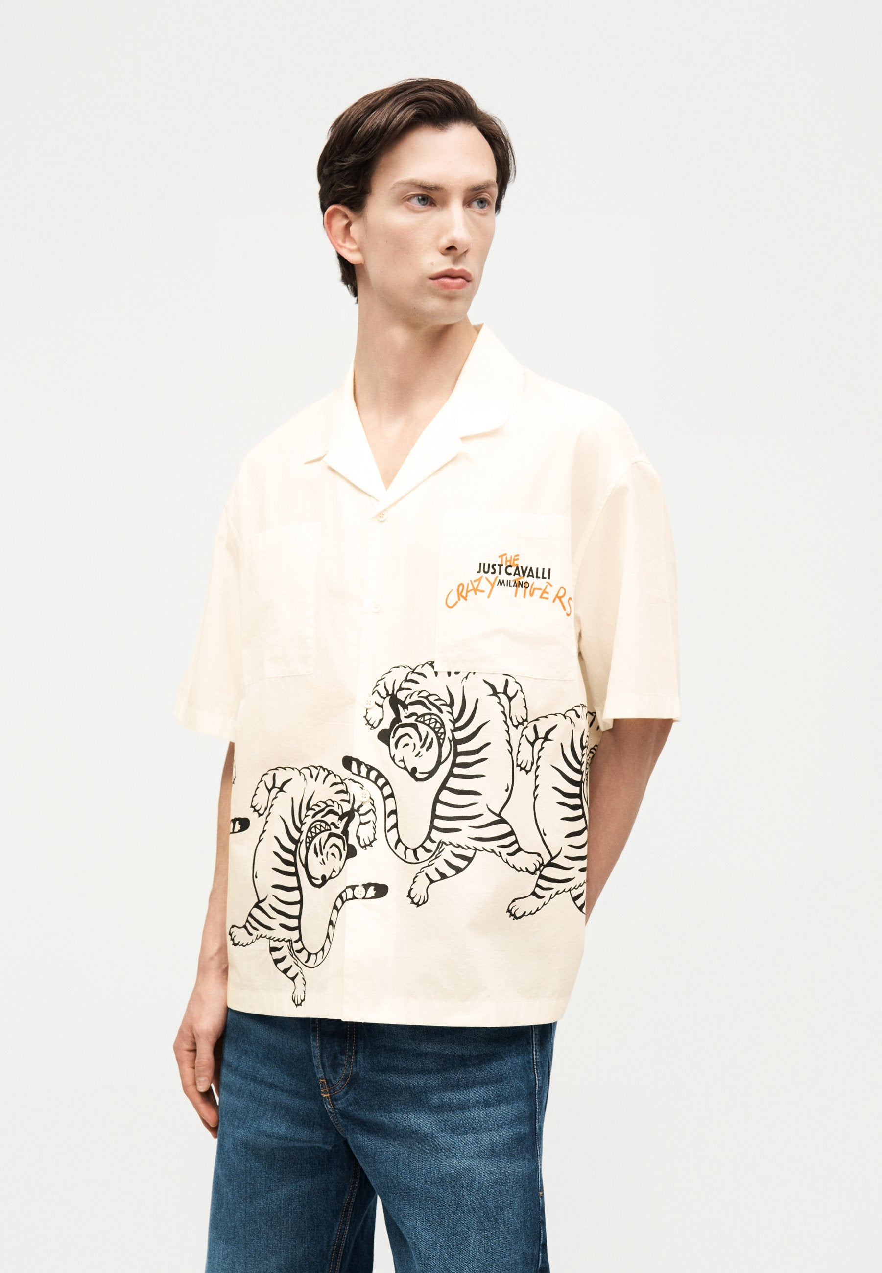 Just Cavalli CRAZY TIGER SHIRTS